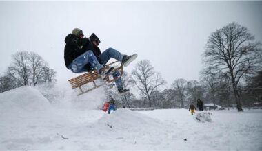 Schlitten sind in Hamburg stark nachgefragt