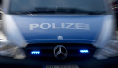 Fahrer rammt Pfosten und Solarpanel