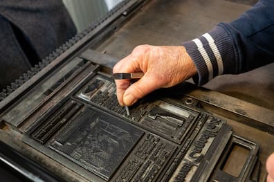 Alte Handwerkstechnik: Das Buchdruckmuseum erklärt, wie früher gedruckt wurde.