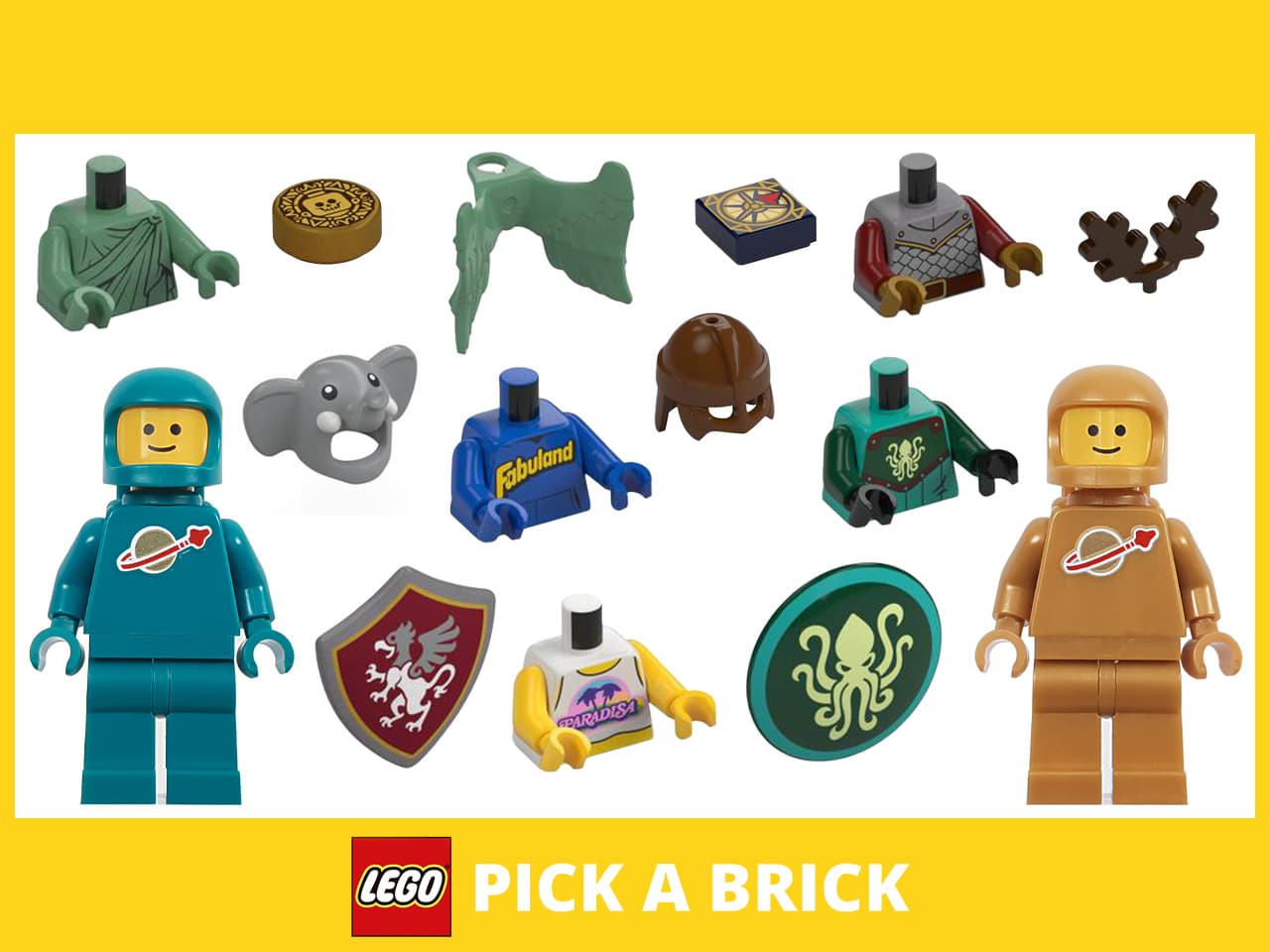 Minifiguren-Teile aus Automaten + Black Pearl Teile endlich bestellbar! (Update)