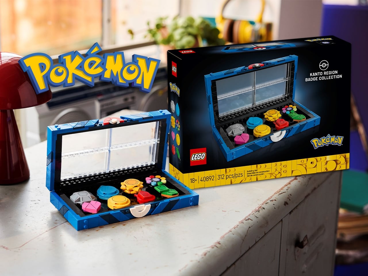 Nur für die ersten 6170 Vorbestellungen! LEGO Pokémon "Kollektion mit den Orden der Kanto-Region" (40892) als exklusives GWP jetzt verfügbar!