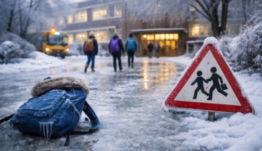 Glatteis und Eisregen - Präsenzunterricht in der Region Hannover fällt am Montag erneut aus