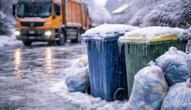 Eisregen legt Müllabfuhr teilweise lahm - Abfallsammlung in der Region Hannover unterbrochen