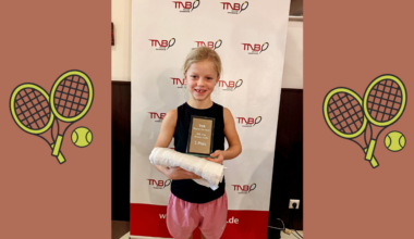Tennisverein Berenbostel - Jüngste Teilnehmerin setzt sich durch - Luisa Kilian ist Regionsmeisterin U9