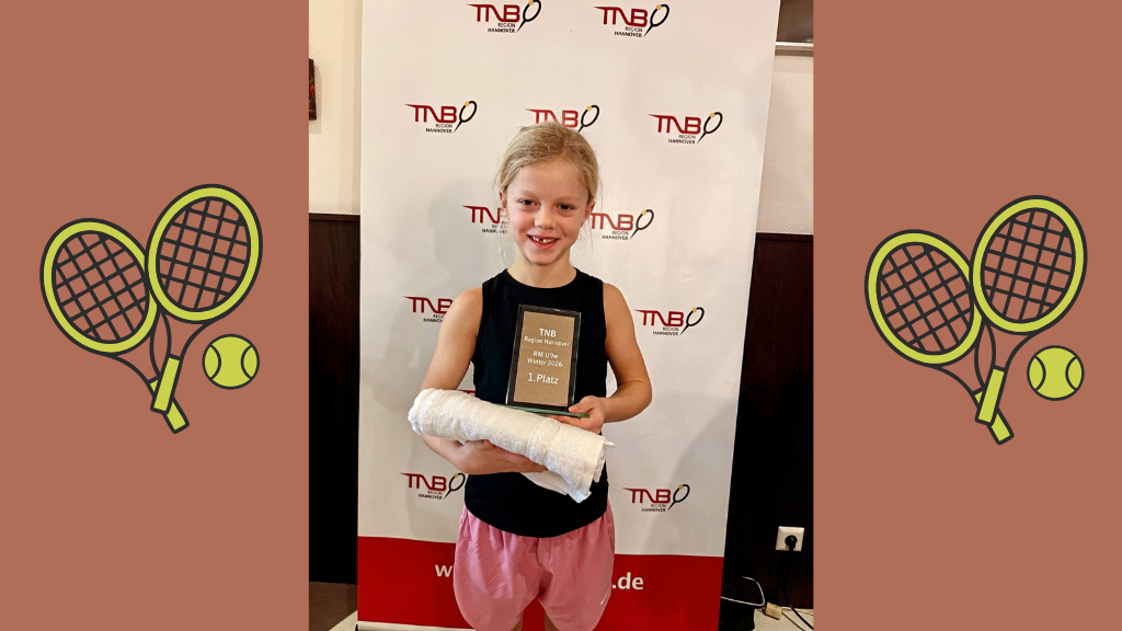 Tennisverein Berenbostel - Jüngste Teilnehmerin setzt sich durch - Luisa Kilian ist Regionsmeisterin U9