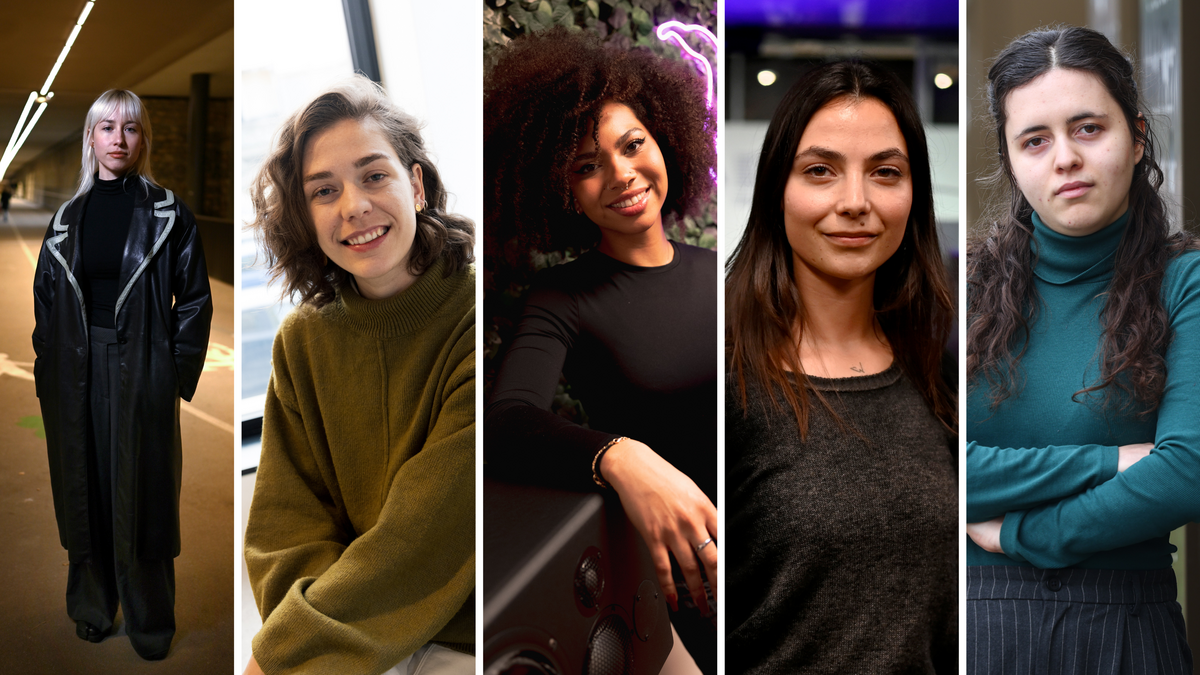 Maïté Seimetz, Alicia Cano, Shania Kraemer, Lou Medeot und Lara Grogan (v.l.n.r.) mischen die Kulturszene allmählich auf.