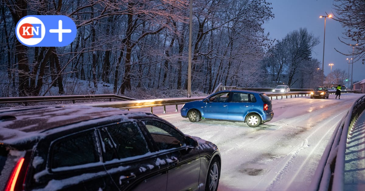 Eisglätte in Kiel: Busverkehr eingestellt - Kieler Nachrichten