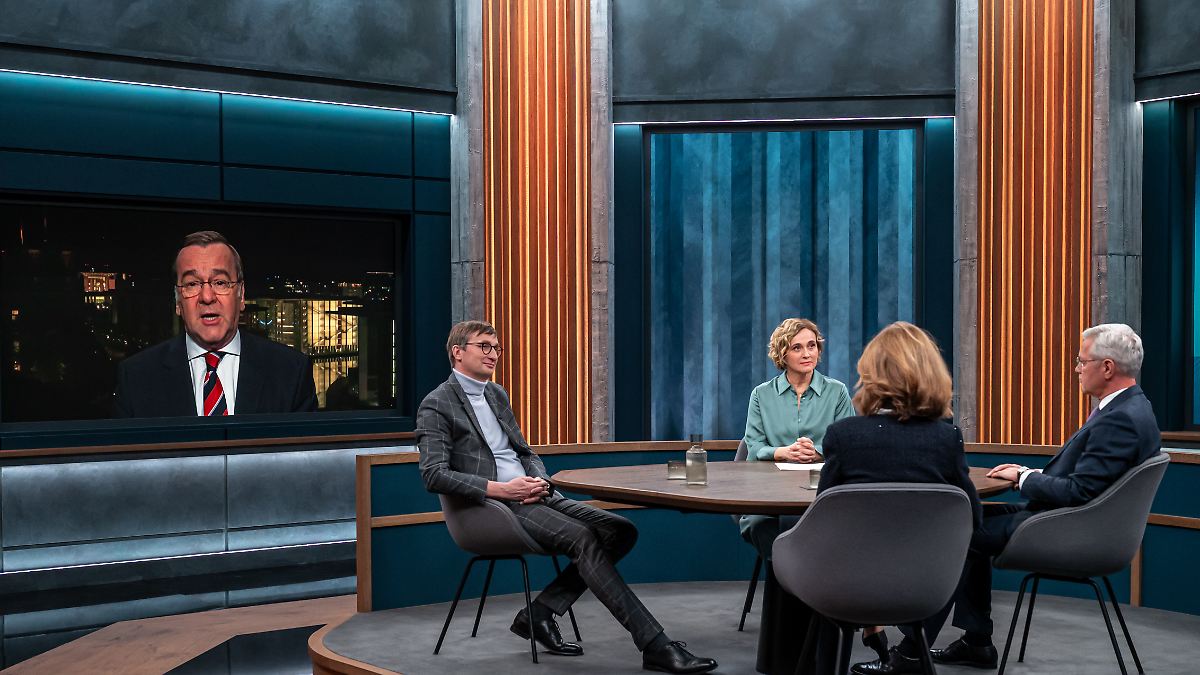 Grönland und Russland bei Miosga: Pistorius: "Mit U-Booten operieren, mit Eurofightern patrouillieren"