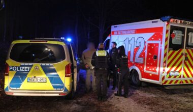 Drei Gäste einer privaten Silvesterfeier wurden verletzt.