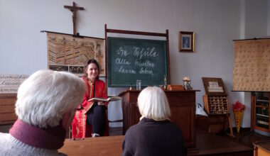 Vorlesen im Historischen Klassenzimmer Oberhausen