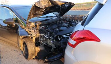 A72 bei Chemnitz: Massencrash mit neun Fahrzeugen