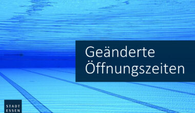 Sportbecken im Schwimmzentrum Rüttenscheid am Dienstag eingeschränkt nutzbar