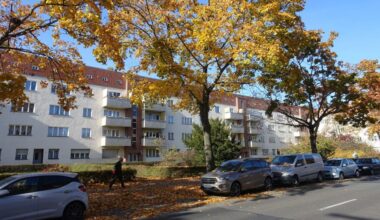 Ollenhauerstraße im Berliner Bezirk Reinickendorf