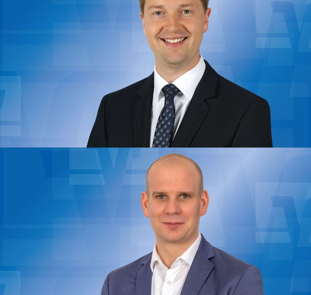 (von oben nach unten): Christian Thöne, Simon Schroth. Foto: Jan Heinze