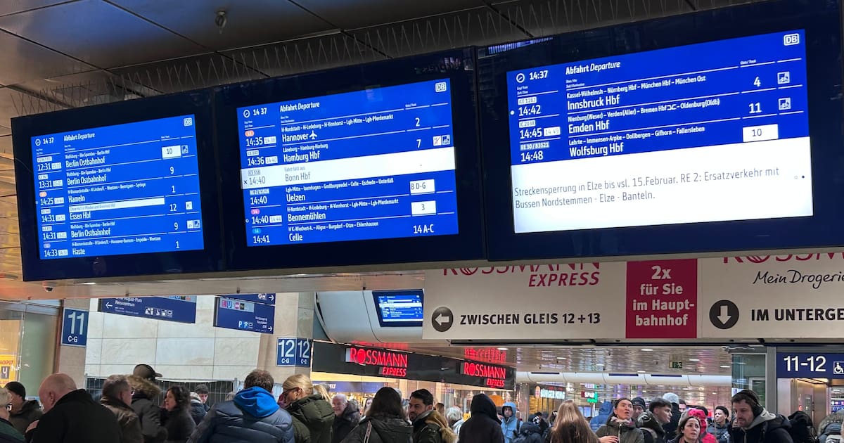 ICEs und IC nach Berlin und Leipzig fallen aus