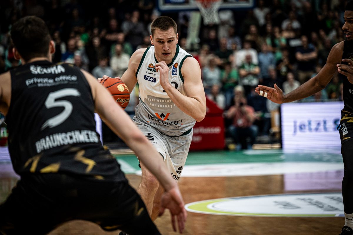 Auswärtsniederlage im letzten Spiel des Jahres. VET-CONCEPT Gladiators Trier unterliegen den Niners Chemnitz mit 84:96 - 5VIER