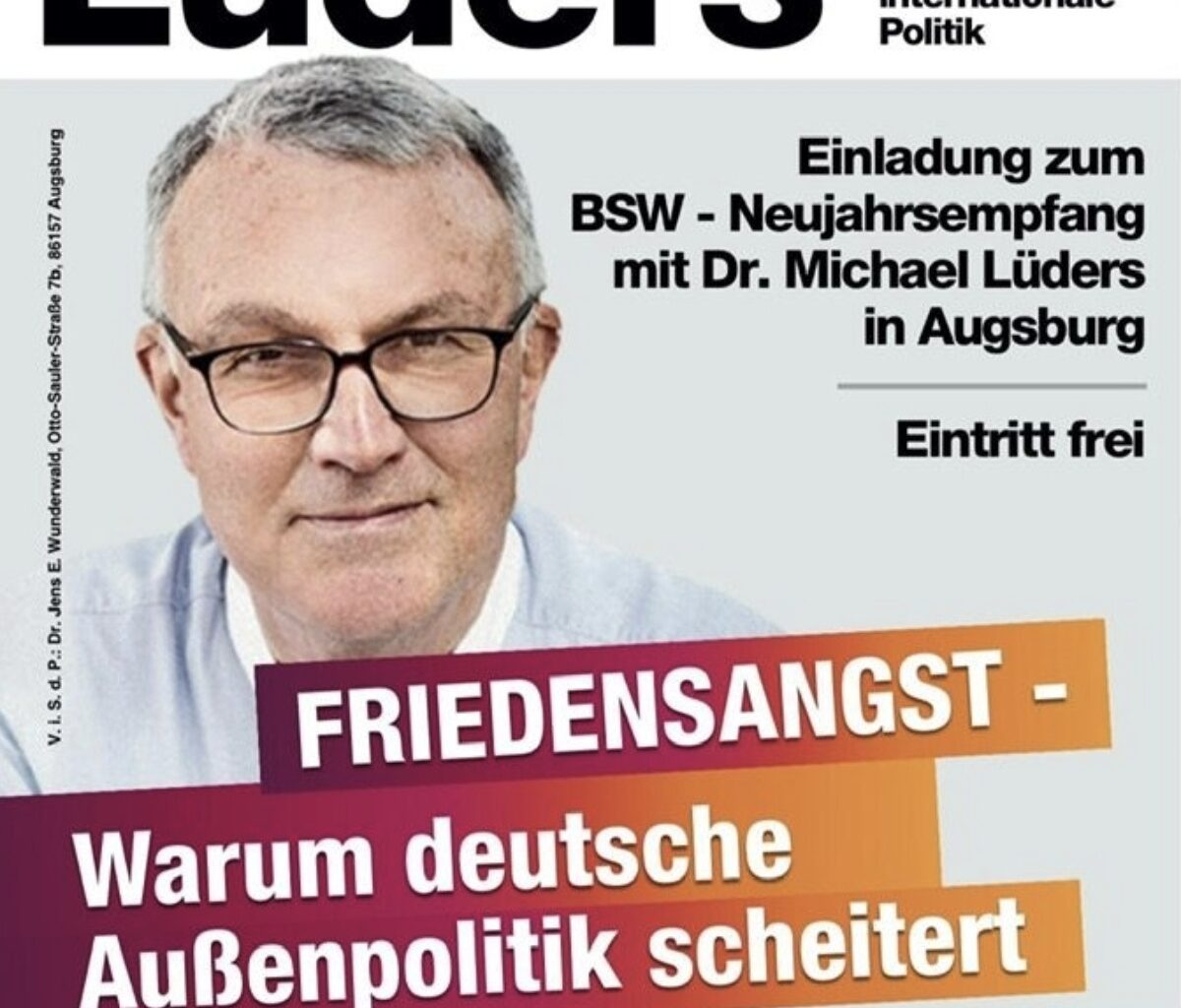 BSW lädt zum Neujahrsempfang | Die Augsburger Zeitung