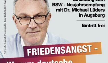 BSW lädt zum Neujahrsempfang | Die Augsburger Zeitung
