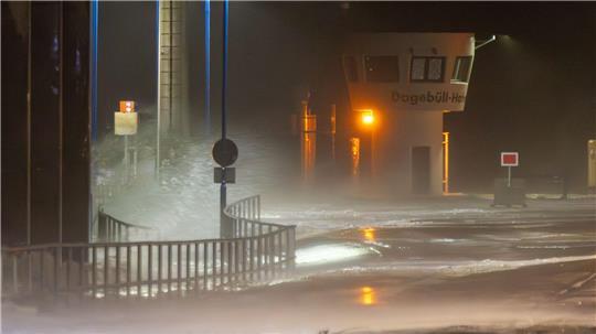 Sturmwarnung für die deutsche Nordseeküste