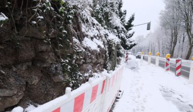 Hang gerät ins Rutschen- Sperrung auf der Remscheider Straße