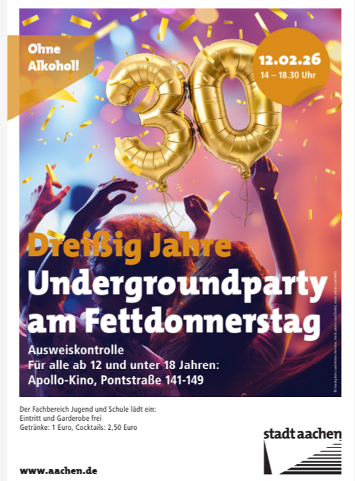 30 Jahre Undergroundparty - Euregio Aktuell