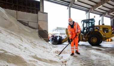 Eis und Glätte in Kiel: Gibt es ausreichend Streusalz?