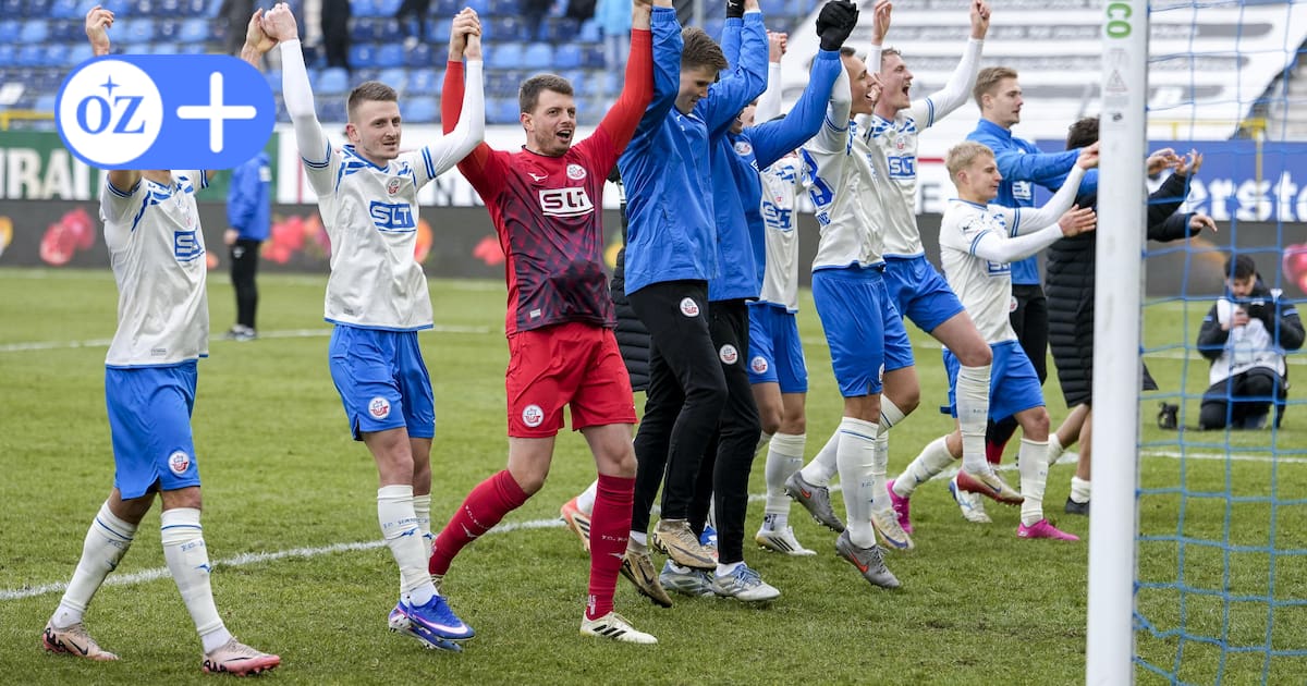 Hansa Rostock feiert Kantersieg gegen Waldhof Mannheim und baut Erfolgsserien aus