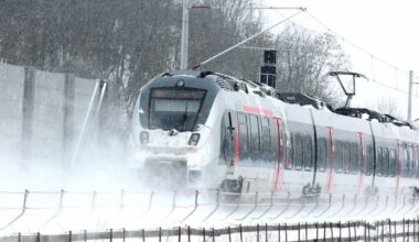 S-Bahn im Schnee. Foto: Jan Kaefer