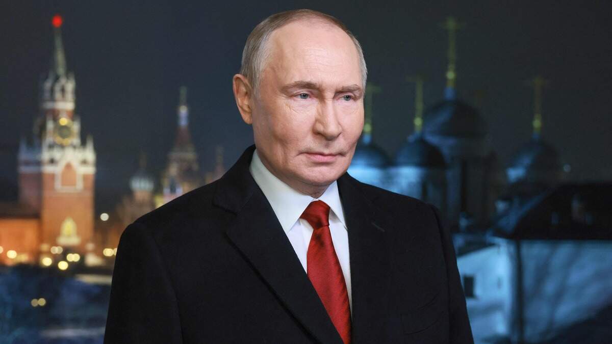 Der russische Präsident Wladimir Putin am 31. Dezember in Moskau.