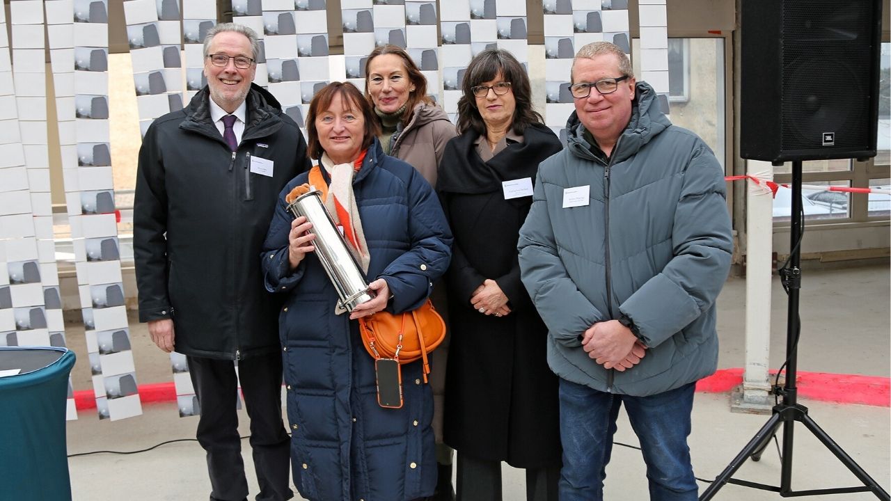 Grundsteinlegung Dreispitz-Passage