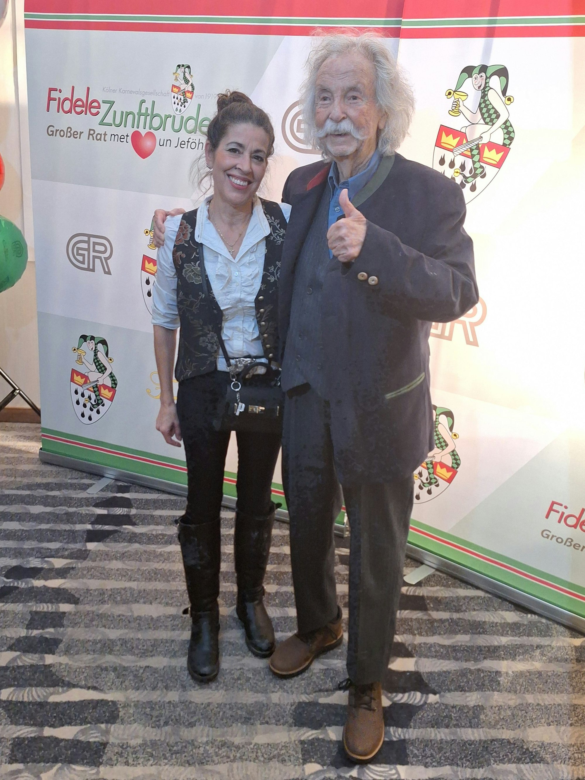 Jean Pütz mit Ehefrau Pina Coluccia