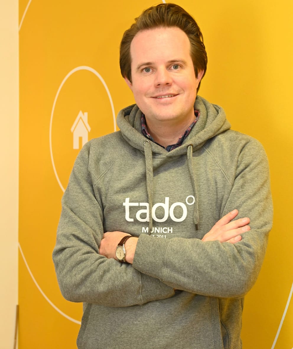 Christian Deilmann (43) ist Gründer von Tado. Das Unternehmen aus München bietet digitale Lösungen zur Steuerung von Heizungen in Privathaushalten an.