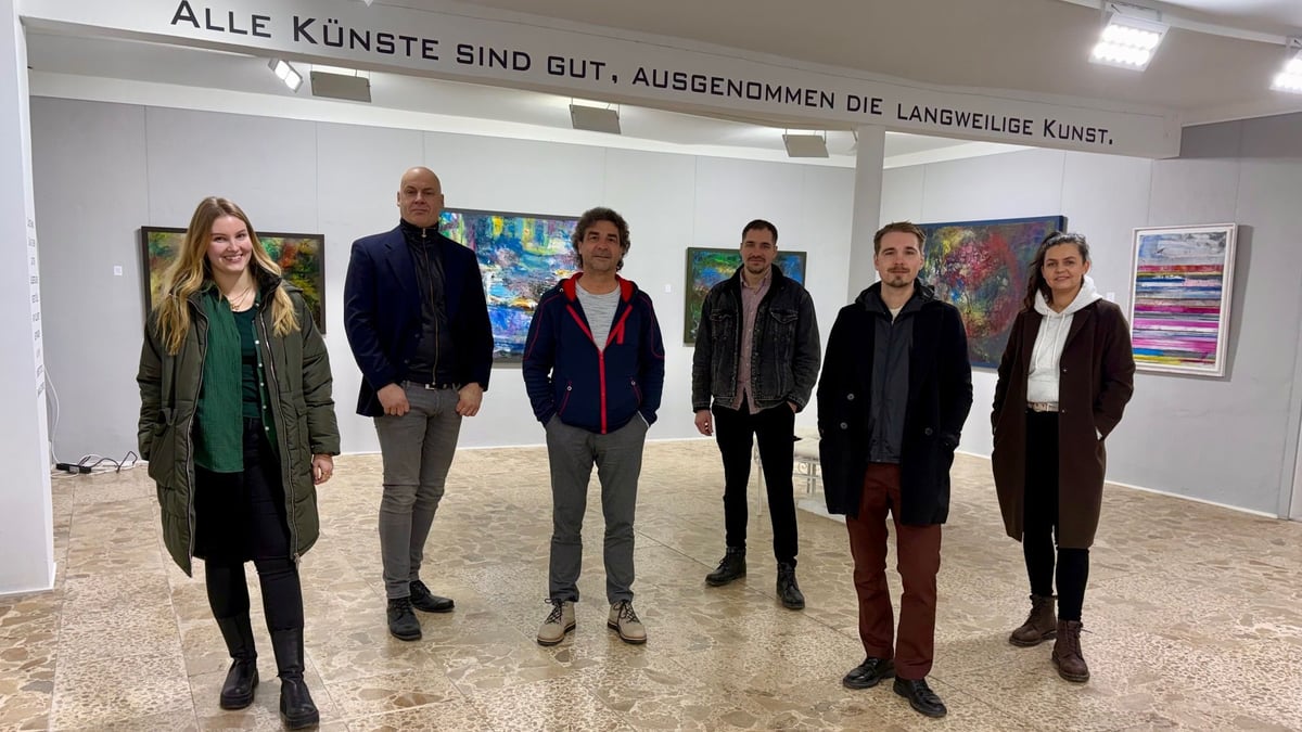 Galerie Kant-ART verbindet Jazz und Malerei mitten in Waren