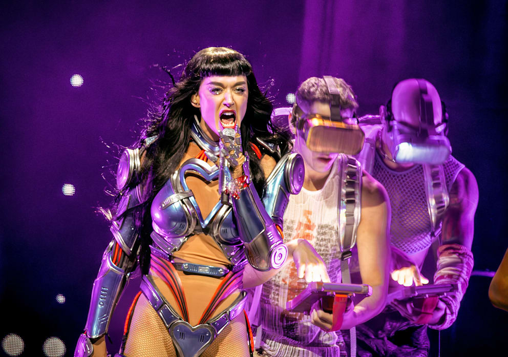 Katy Perry im Oktober in ihrem Sexy-Bühnenoutfit bei einem Konzert in Manchester