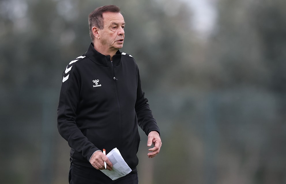 Otmar Schork hatte am Ende nicht gerade ein gutes Verhältnis mit Jason Ceka.