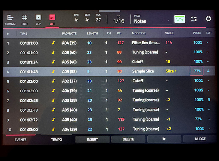 AKAI MPC Live III List