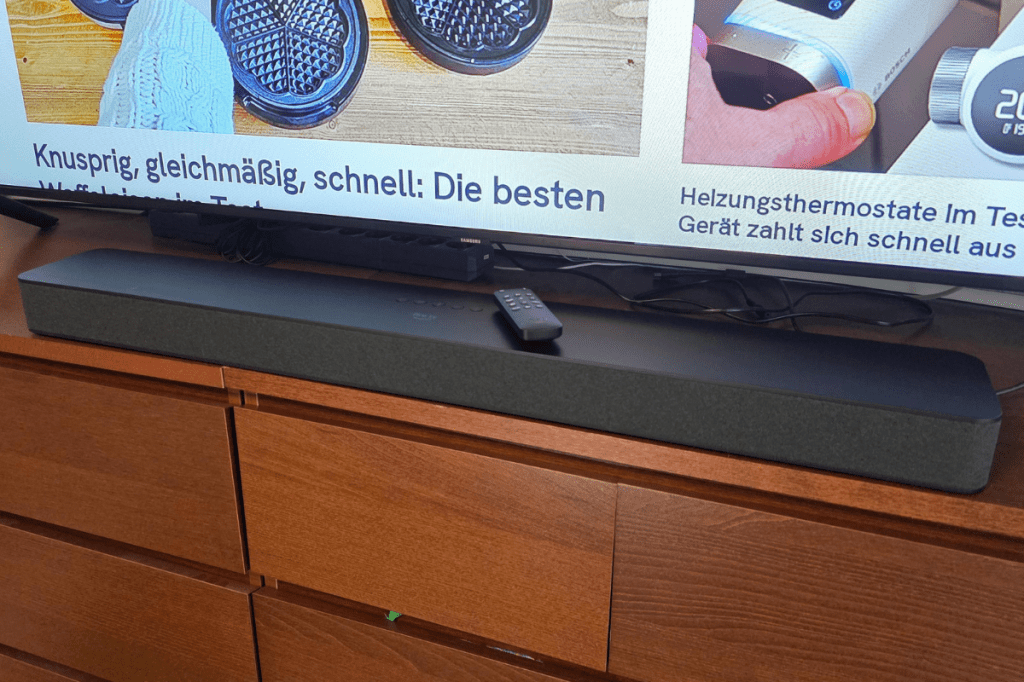 Amazon Fire TV Soundbar in der Nutztung