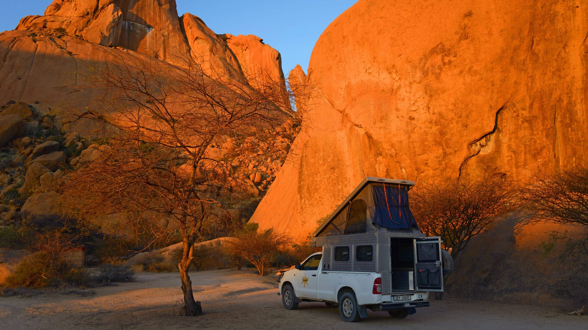 An der Spitzkoppe: Wohnmobilurlaube in Namibia werden immer häufiger nachgefragt.
