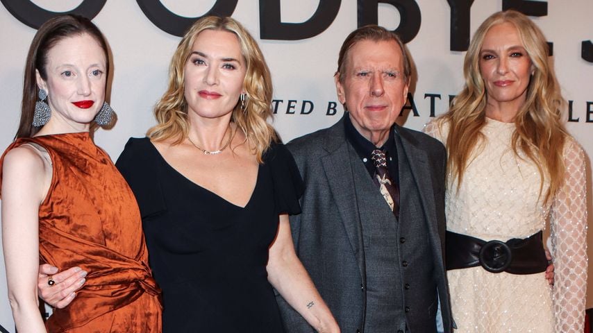 Andrea Riseborough, Kate Winslet, Timothy Spall und Toni Collette bei der Special Screening von "Goodbye June" in New York