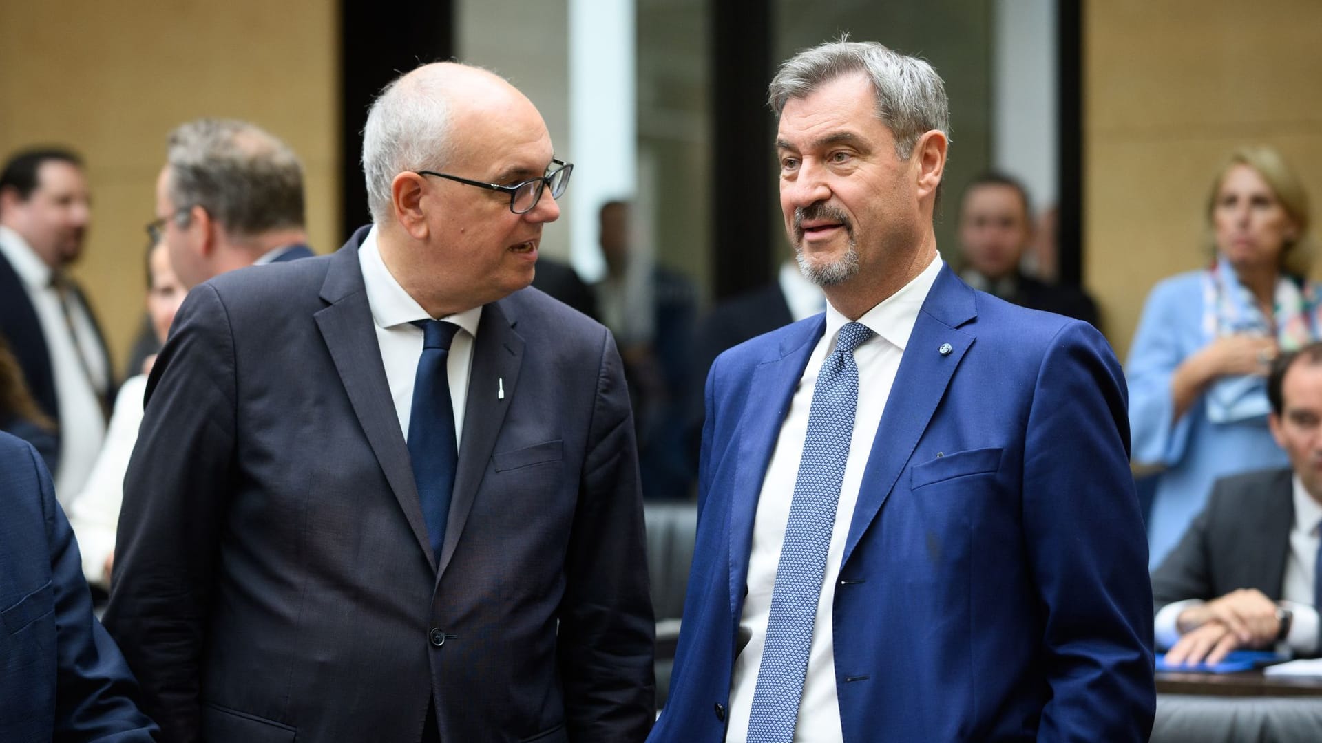 Andreas Bovenschulte und Markus Söder