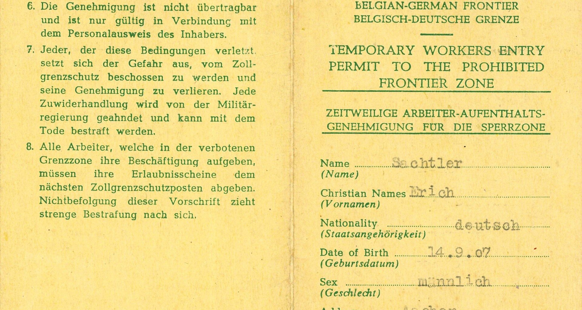 Das Archivale des Monats Januar 2026…