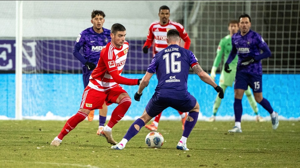 Trotz Niederlage - Aue überzeugt im XXL-Test gegen Union Berlin