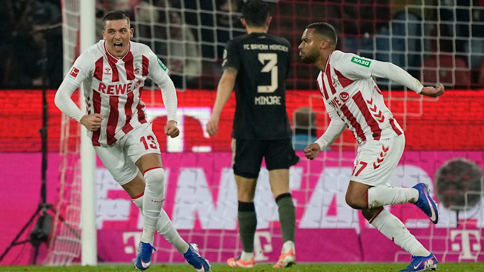 Tor-Jubel! Said El Mala (19/li.) feiert den Treffer von Linton Maina (26)