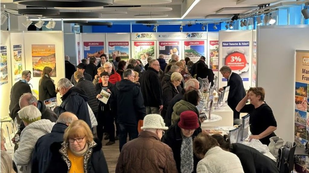 Zur MZ-Reisemesse ist traditionell viel los.