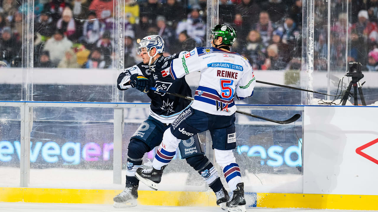 Eishockey: Eisbären Berlin gewinnen Wintergame 3:2 n.V. gegen Dresden. | Sport