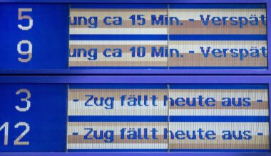 Ausfälle auf der Bahnstrecke Karlsruhe – Neustadt