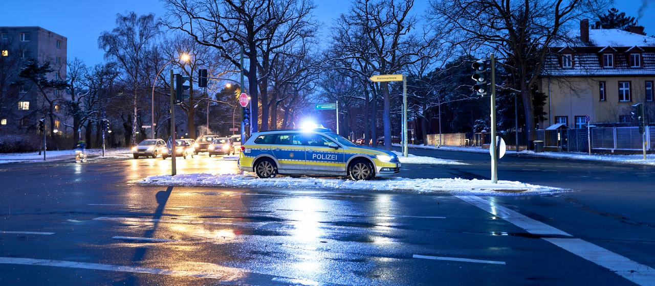 Polizei in Berlin nach Stromausfall