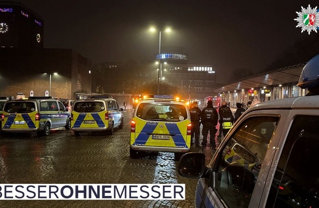 POL-OB: Gemeinsam gegen Messergewalt: Großangelegter Polizeieinsatz in Oberhausen