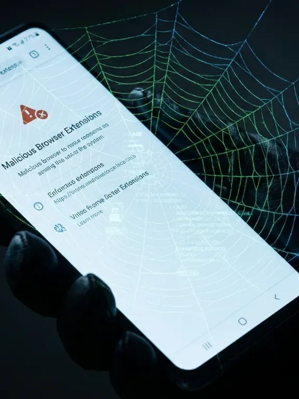 Chrome-Erweiterungen stehlen KI-Chats und gefährden Android