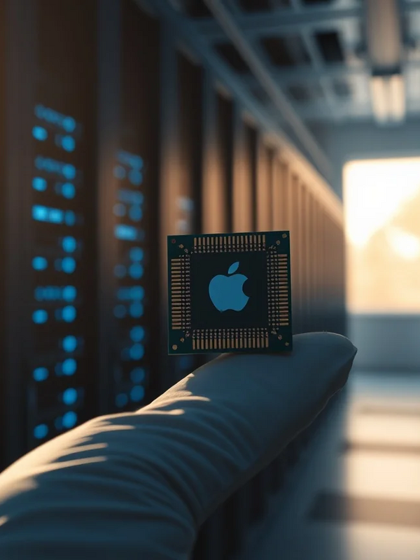 Apple baut eigene KI-Server-Chips für globale Offensive